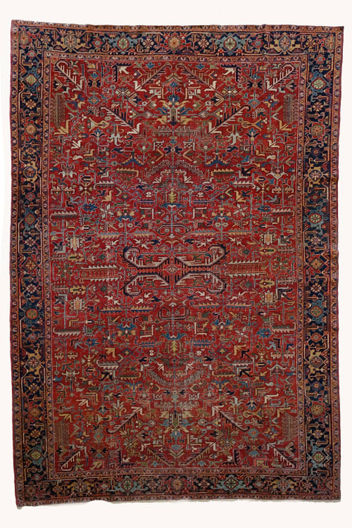 Antique Heriz Area Rug | Sanders | Rugs by District Loom