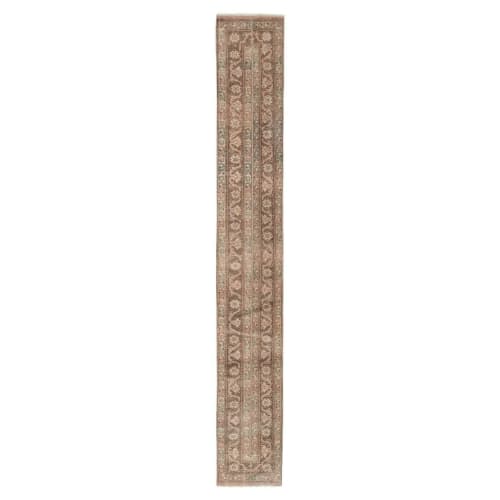 Long and Narrow Turkish Runner Rug - Bohemian Stair Carpet | Rugs by Vintage Pillows Store