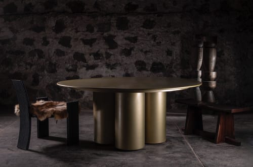 014 Steel Dining Table | Tables by NO AGE FURNITURE STUDIO