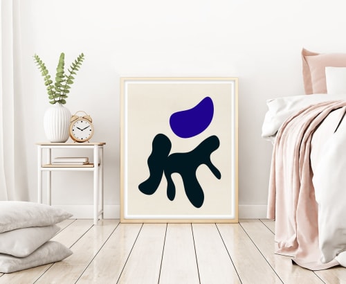 Mid Century Modern Abstract wall art, Modern Abstract print | Prints in Paintings by Capricorn Press