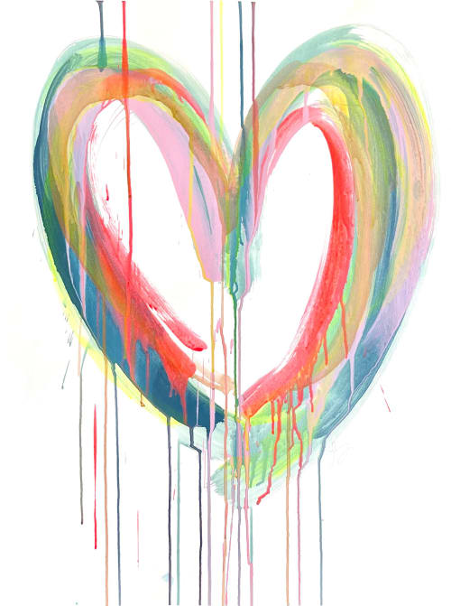 Big Love Painting | Prints in Paintings by carrie song