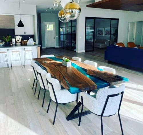 Custom Order Epoxy Resin Table - Epoxy Resin Dining Table | Tables by LuxuryEpoxyFurniture