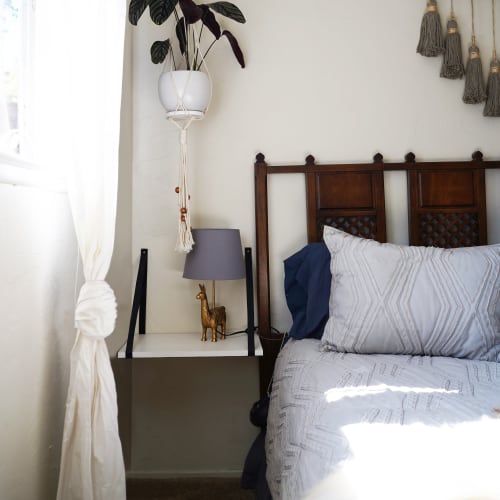 Custom Length Leather Wall Strap [V'ed End] | Storage by Keyaiira | leather + fiber | Artist Studio in Santa Rosa