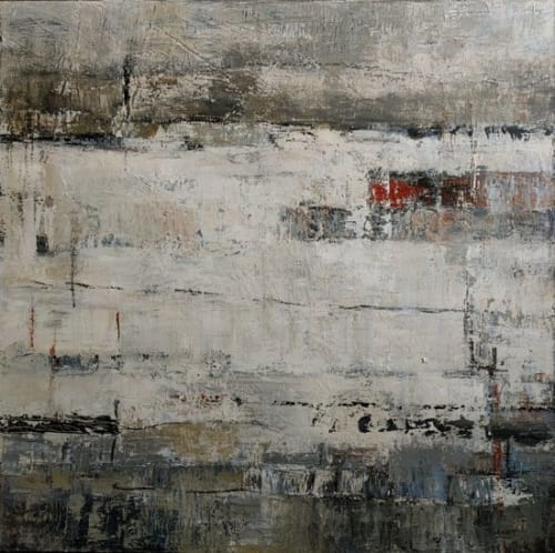 Strates 6 | Oil And Acrylic Painting in Paintings by Sophie DUMONT.