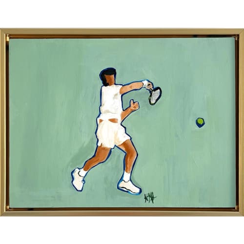 Backhand | Oil And Acrylic Painting in Paintings by Nicole Simms