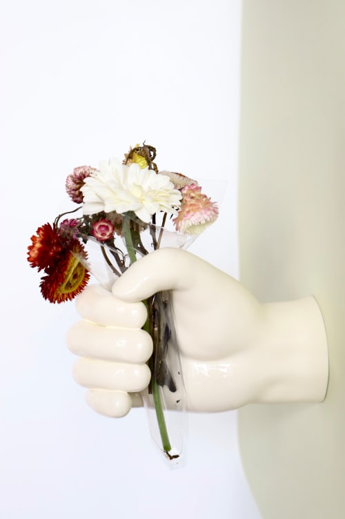 When your home gives you flowers... | Wall Mount Vase | Vases & Vessels by Mionopeto | Federica de Lemos