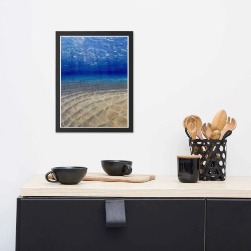 Framed Print - Hypnosis - Underwater Scene & Light | Work by Eman's Gallery