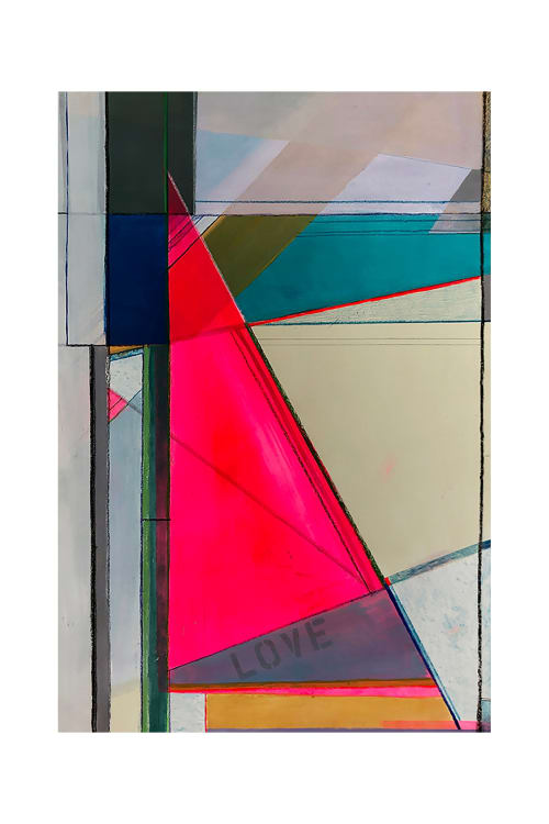 LV No. 9 - Abstract Art Painting 44x28 | Shilo Ratner | Paintings by Shilo Ratner