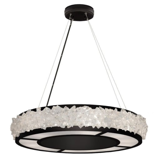 Alan Mizrahi JT226 Arctic Matte Black | Chandeliers by Alan Mizrahi Lighting Design