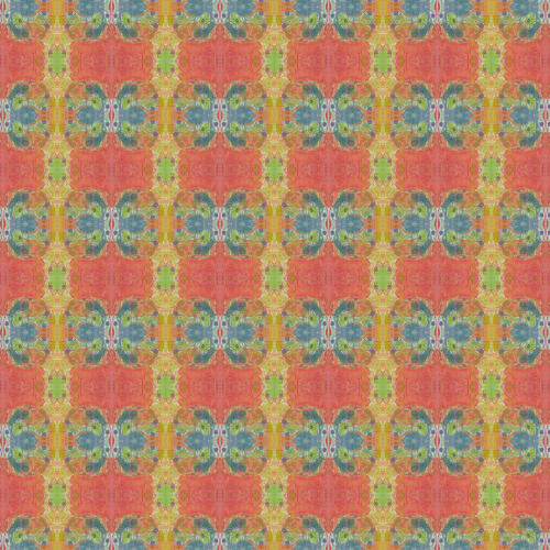 Afatauri, Apricot | Linens & Bedding by Philomela Textiles & Wallpaper