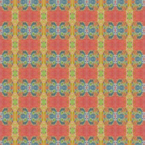 Afatauri, Apricot | Linens & Bedding by Philomela Textiles & Wallpaper