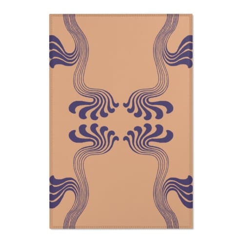 Art Nouveau Paisley no.2 Area Rug | Rugs by Odd Duck Press