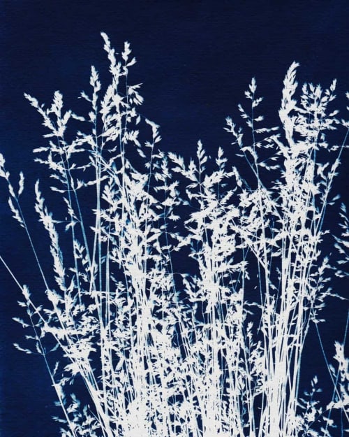 Ornamental Grass One | Paintings by Kathy Ferguson Art