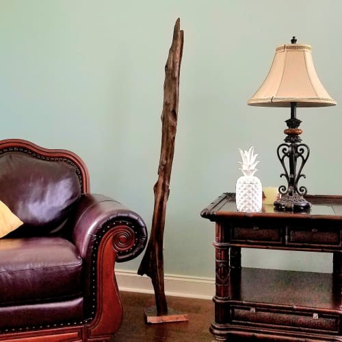 Driftwood Sculpture "Nectarous" with Marble Base | Sculptures by Sculptured By Nature  By John Walker