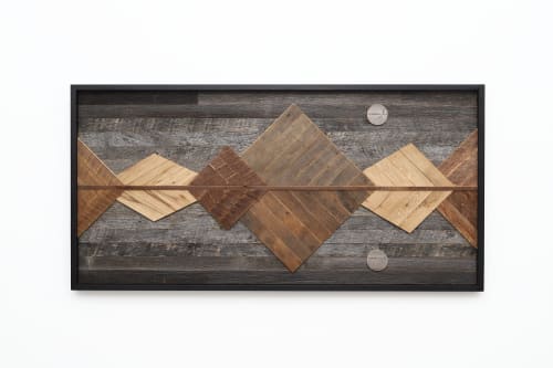 Mountain Reflection: Mountain Landscape | Wall Sculpture in Wall Hangings by Craig Forget