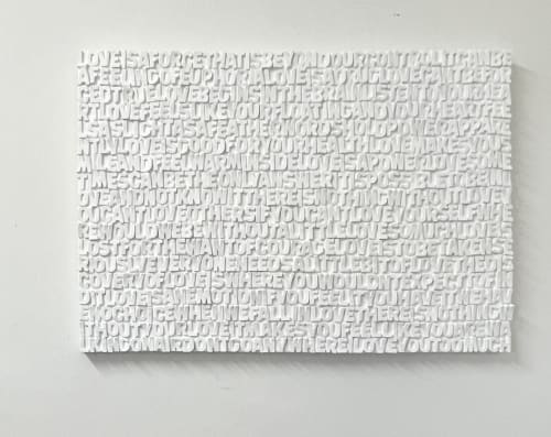 Love Letters  24" x 36" | Mixed Media in Paintings by Emeline Tate