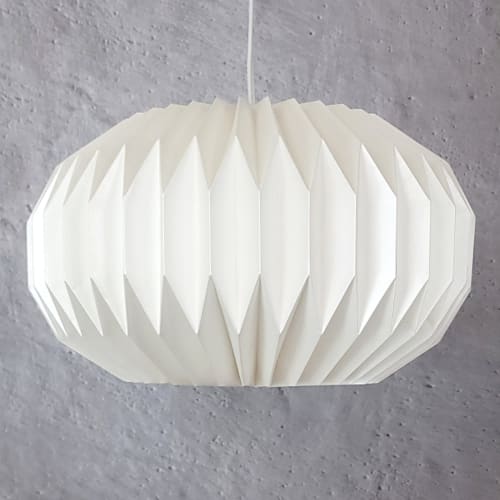 Sphere Large - Origami Paper Lampshade Eco-friendly | Pendants by Studio Pleat