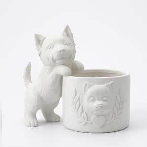 Westie Planter | Plant Stand in Plants & Landscape by Kimi Craft Corner