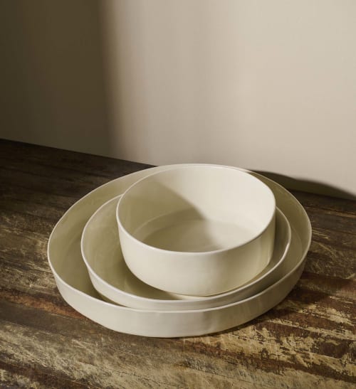 Trega Serving Bowl Set | Serveware by Lauren HB Studio