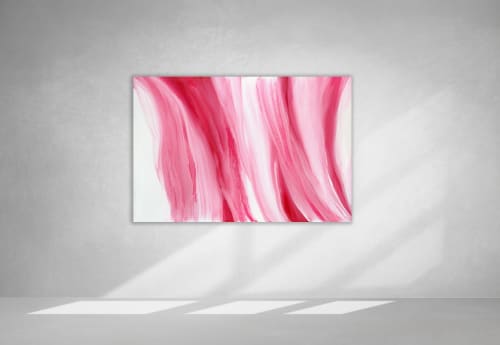 Peppermint Swirl | Oil And Acrylic Painting in Paintings by Teodora Guererra Fine Art