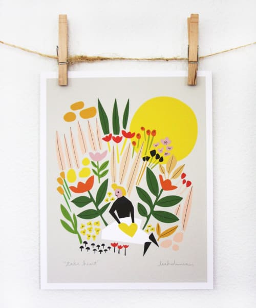 Take Heart Print | Prints by Leah Duncan