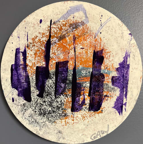 City in a Snow Globe (10") - SOLD | Paintings by The Art Of Gary Gore