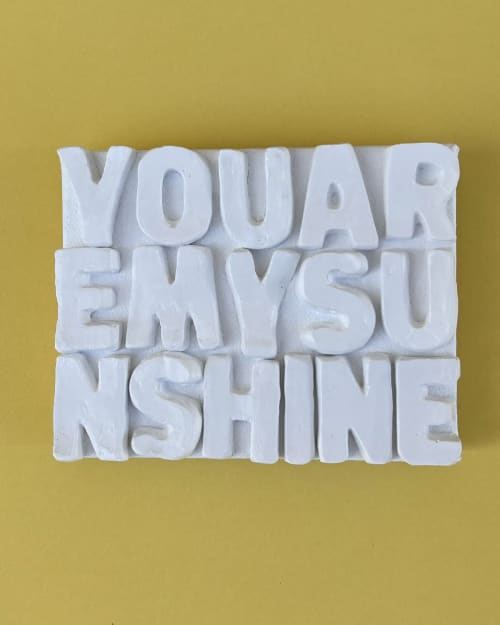 You Are My Sunshine 4" x 5" | Mixed Media in Paintings by Emeline Tate