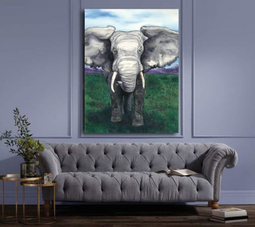 Elephant | Paintings by Brazen Edwards Artist