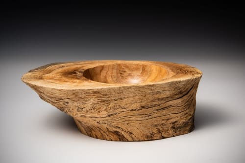 Oak Bowl | Decorative Objects by Louis Wallach Designs
