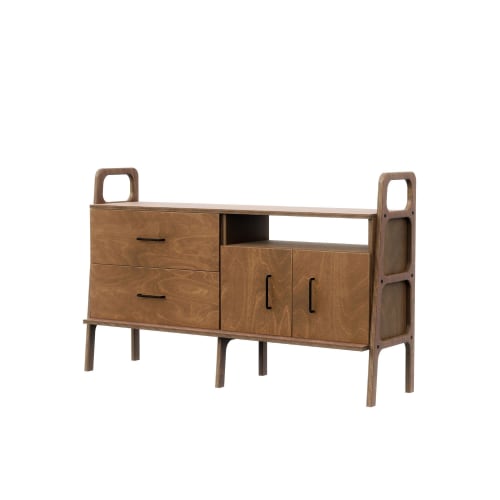Entertainment center, Mid century sideboard | Storage by Plywood Project