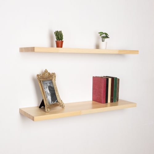 Custom Floating Shelves, Floating Wood Shelf, Floating Wall | Ledge in Storage by Picwoodwork