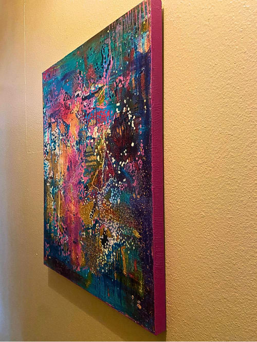 Distorted Sea Life | Mixed Media by Candace M