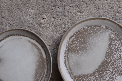 Northern Lights - classic plate | Dinnerware by Laima Ceramics