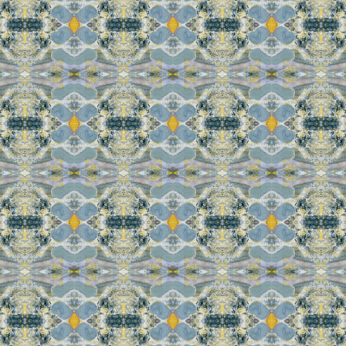 Tautira, Marine | Linens & Bedding by Philomela Textiles & Wallpaper