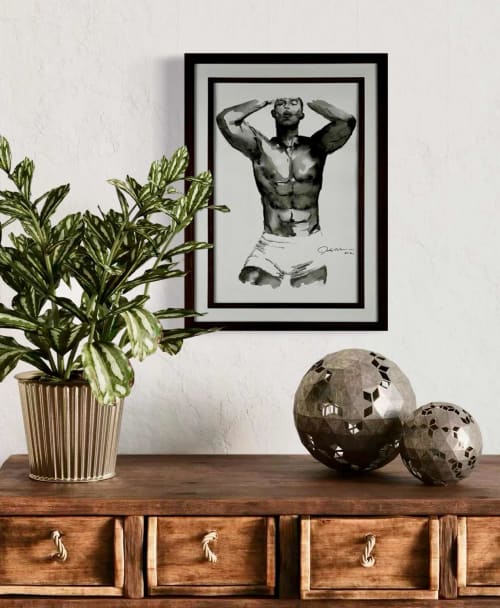 Marius | Watercolor Painting in Paintings by John Velo Studio