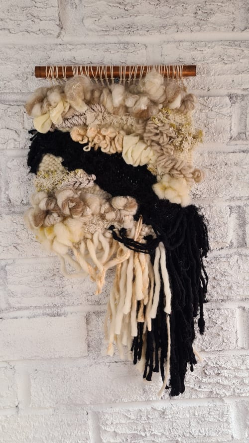 Flashes of Brilliance #3 - Woven Wall Hanging | Macrame Wall Hanging in Wall Hangings by Aurore Knight Art