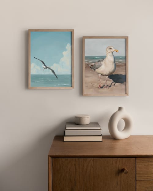 Seagull Print Set | Work by The Ugly Cat Studio