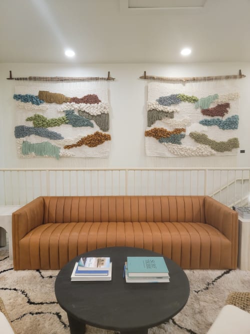 Diptych Woven Wall Art | Tapestry in Wall Hangings by MossHound Designs by Nicole Hemmerly | Palm Folly Hard Seltzer in Santa Rosa Beach