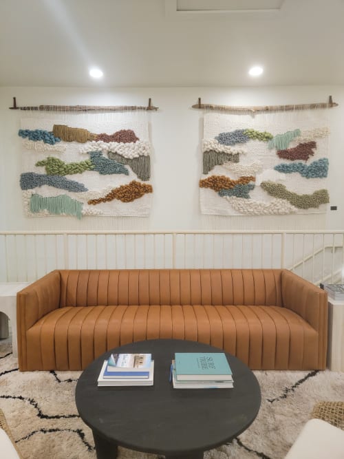 Diptych Woven Wall Art | Wall Hangings by MossHound Designs | Palm Folly Hard Seltzer in Santa Rosa Beach