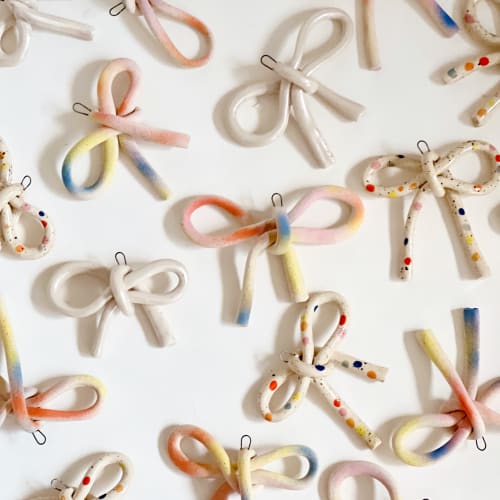 Little Bow Ornament | Decorative Objects by OBJECT-MATTER / O-M ceramics