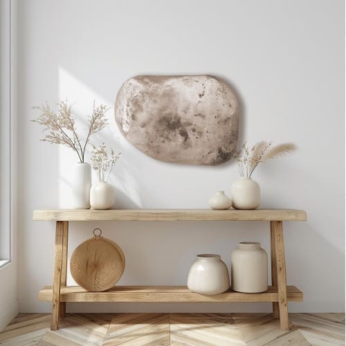 Stone Look Wall Sculpture: Minimalist Modern Art | Wall Hangings by Vaiva Art Atelier