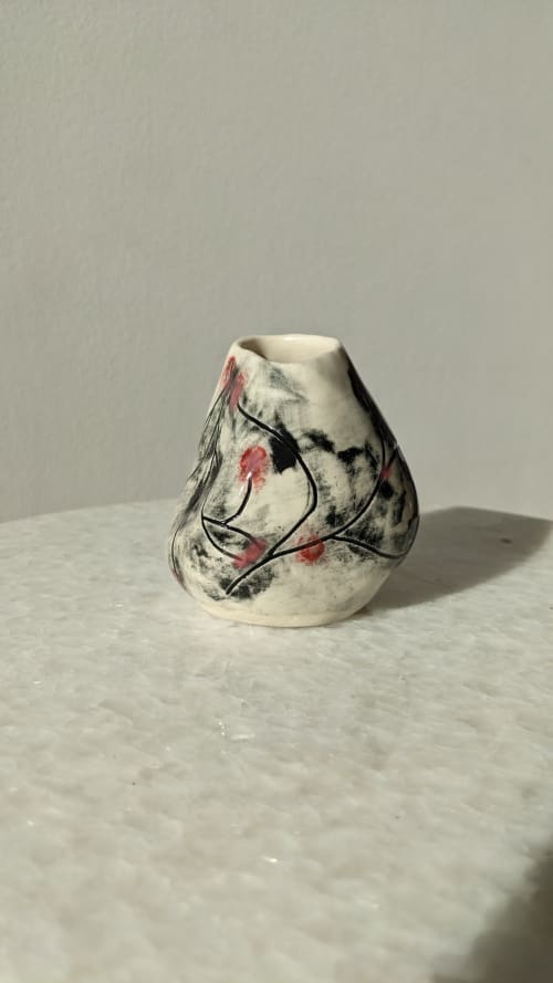 Mini vase | Vases & Vessels by TinyDogCeramics