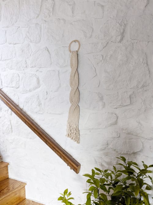 VINCULUM Collection© I, Rope Wall Sculpture, Fiber Art with | Wall Hangings by Damaris Kovach