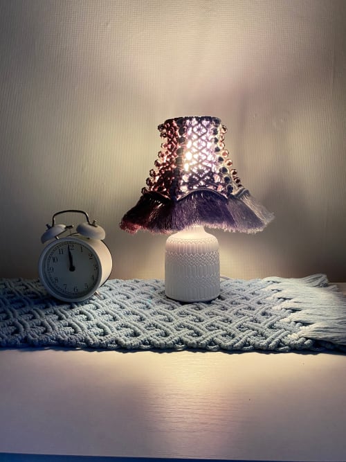 Tricolour Lamp Shade | Lamps by Got A Knot