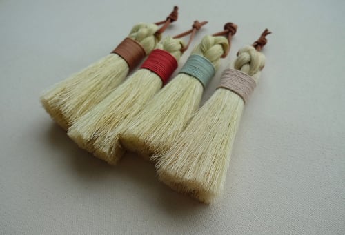 Round Whisk Table Broom | Handmade | Tampico | Minimal | Decorative Objects by S W E V E N