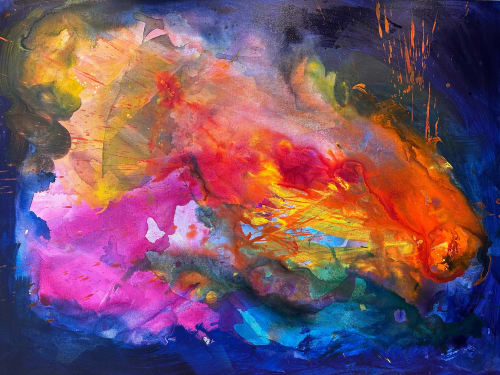 Proud With You | Oil And Acrylic Painting in Paintings by Checa Art