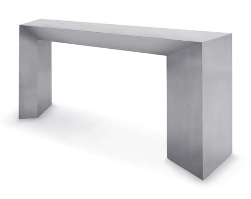Naples Console Table Stainless Steel | Tables by Greg Sheres