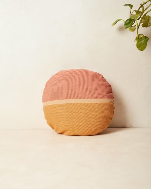 Valley Round Pillow - Bloom | Pillows by MINNA