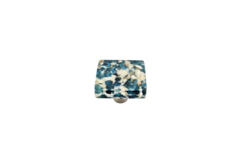 Pebbles Blueberry Square Knob | Hardware by Windborne Studios