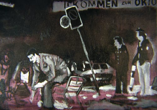 Octoberfest-1980 | Oil And Acrylic Painting in Paintings by Eric Farache Artist